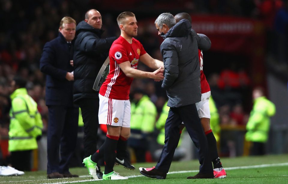  Luke Shaw was hammered again by Jose Mourinho despite keeping a putting in what looked like a decent performance