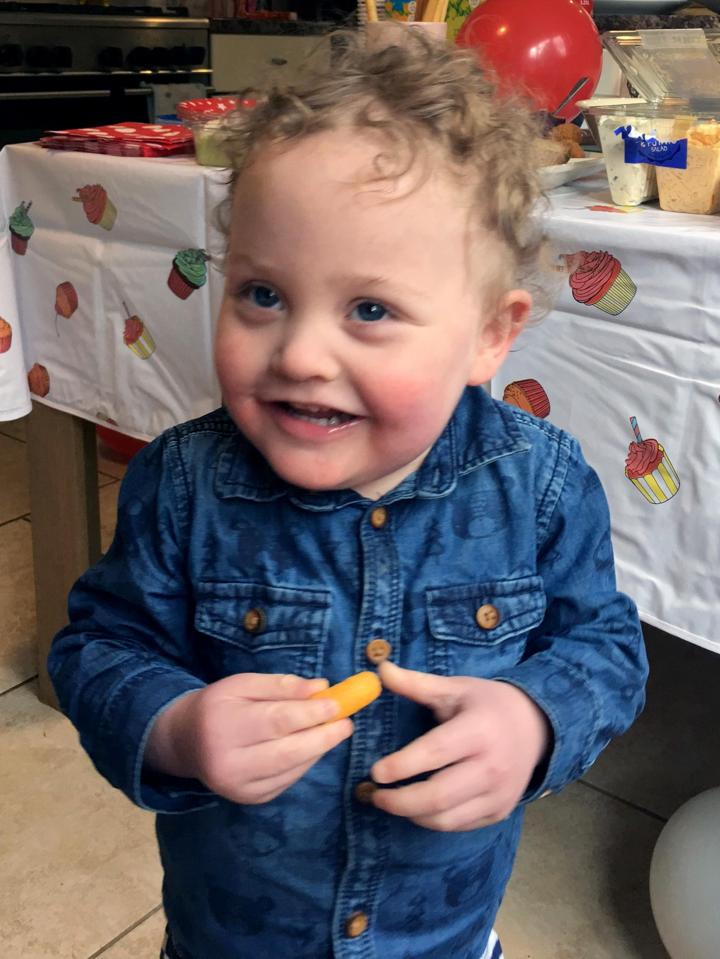  Charlie is now a happy and healthy toddler