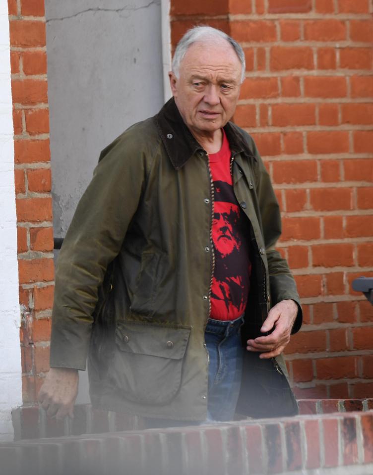  Ken Livingstone - seen out in a T-shirt portraying Jeremy Corbyn as Che Guevara - was initially suspended for his Hitler outbursts