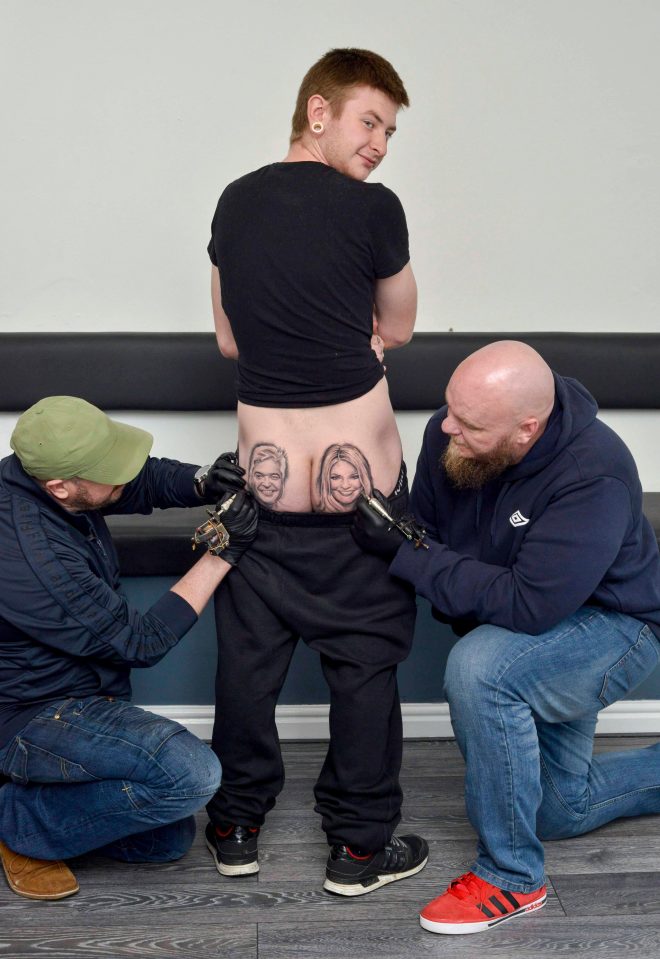  Tattooist Steve Bell said, 'I've done Keith Lemon and Jeremy Kyle on people's bums before.'