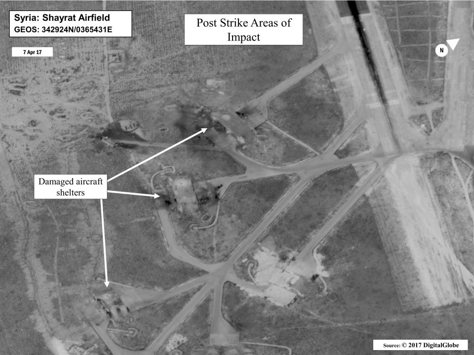  US military were ordered to hit strategic targets with airstrikes