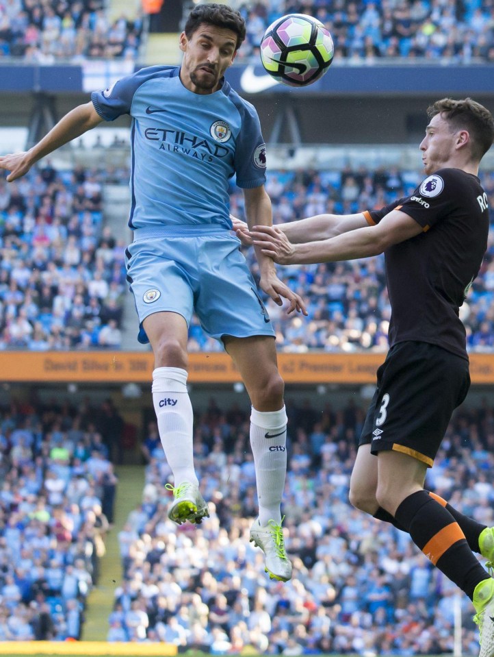 Jesus Navas...key to Raheem Sterling's performance