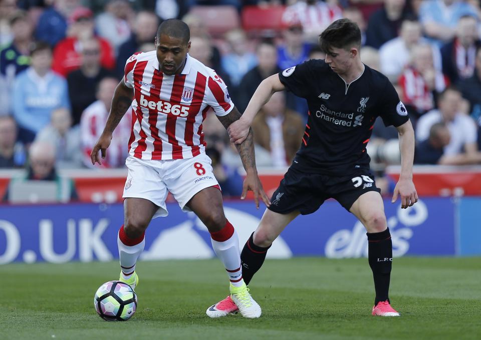 Johnson in action against former club Liverpool on Saturday