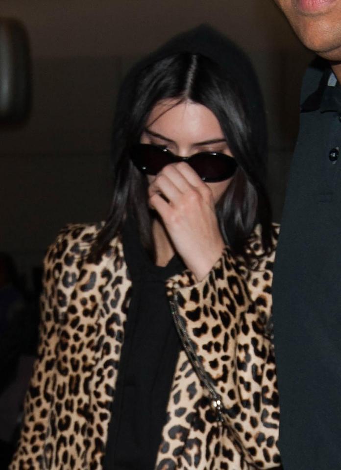  Kendall has kept her face hidden on rare outings after the ad was pulled