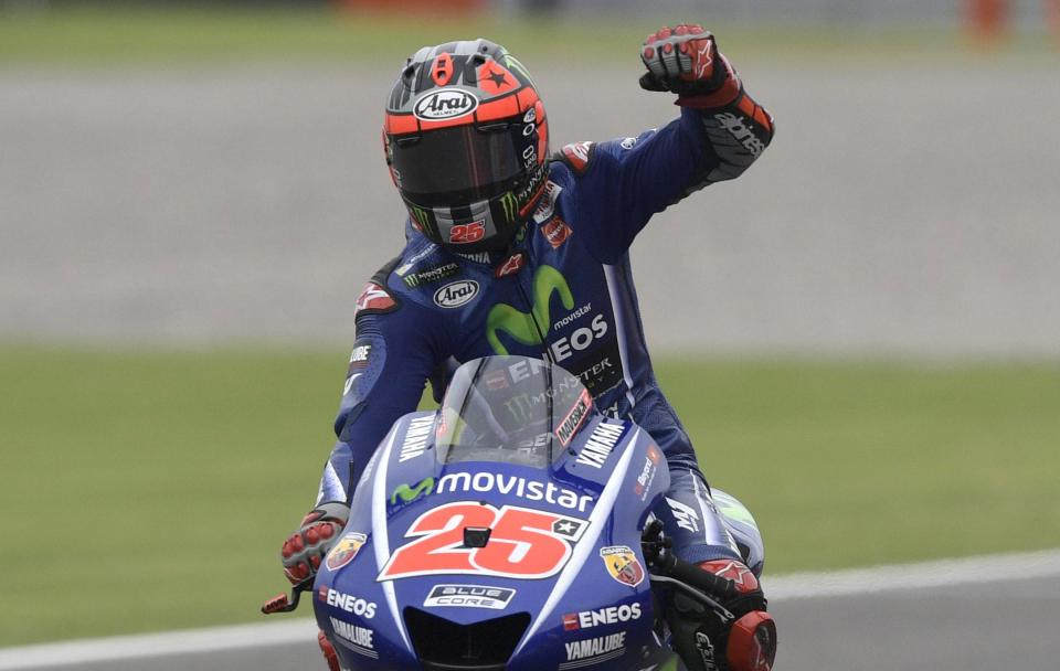  Maverick Vinales won the second race of the season in Argentina