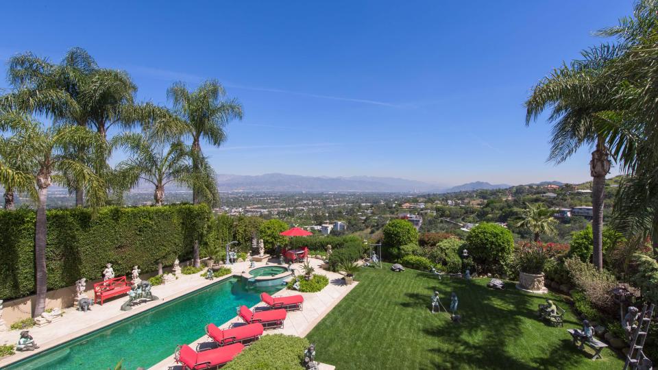  The stunning estate looks over Beverly Hills, so perhaps it will be snapped up by a fellow celebrity