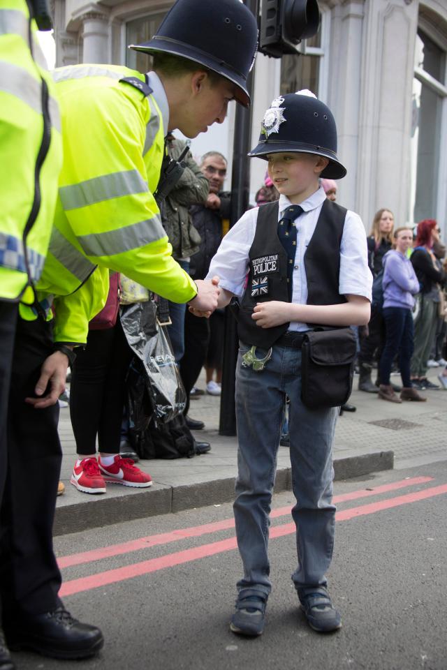  The wannabe copper said he was 'proud' of PC Keith Palmer