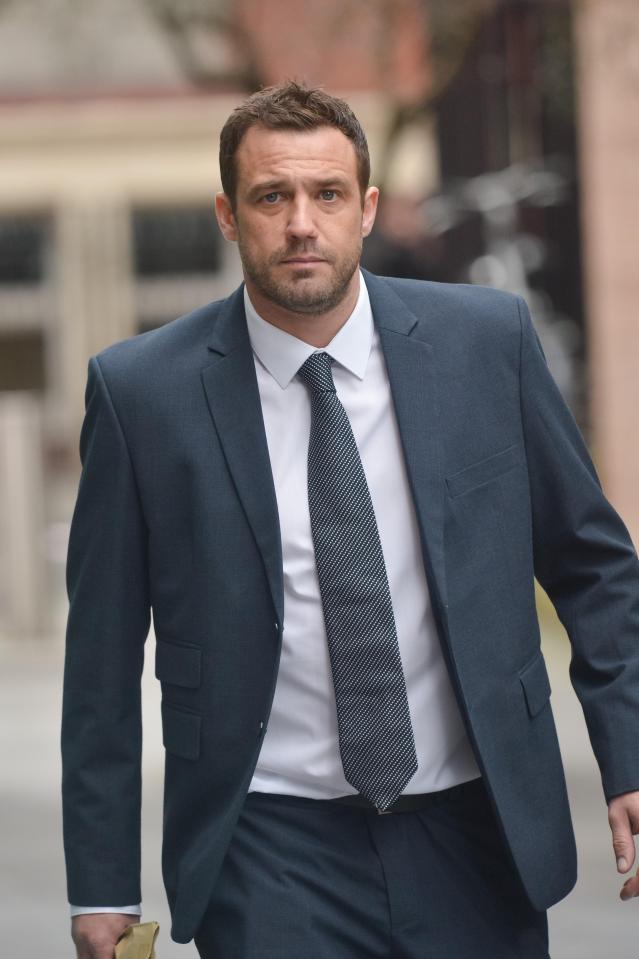  Jamie Lomas attends Manchester Magistrates' Court, where his charge for a motoring offence was dropped