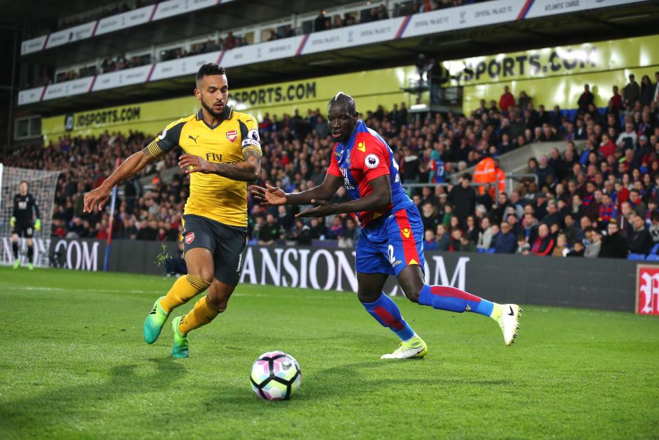  Sakho played a key role in Palaces victory against Arsenal