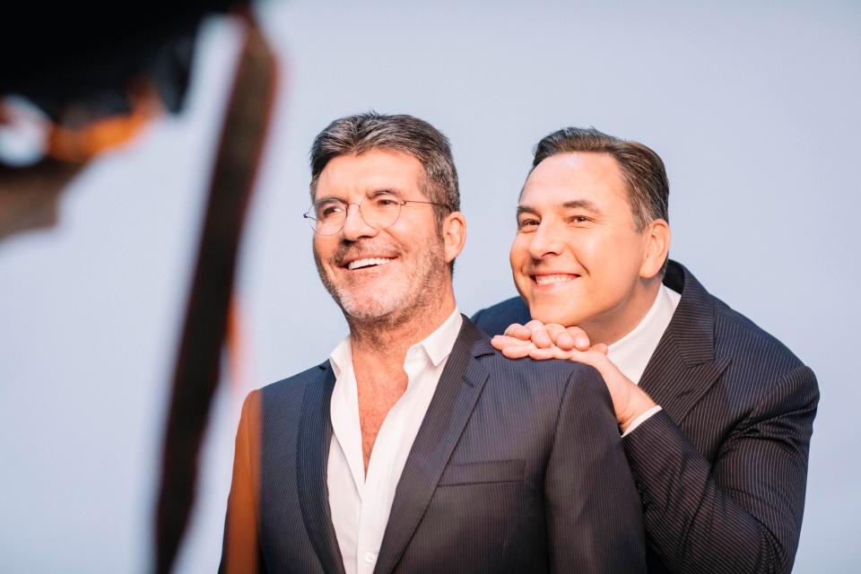  David Walliams is probably the only person on the planet to be cheeky to Simon Cowell and get away with it