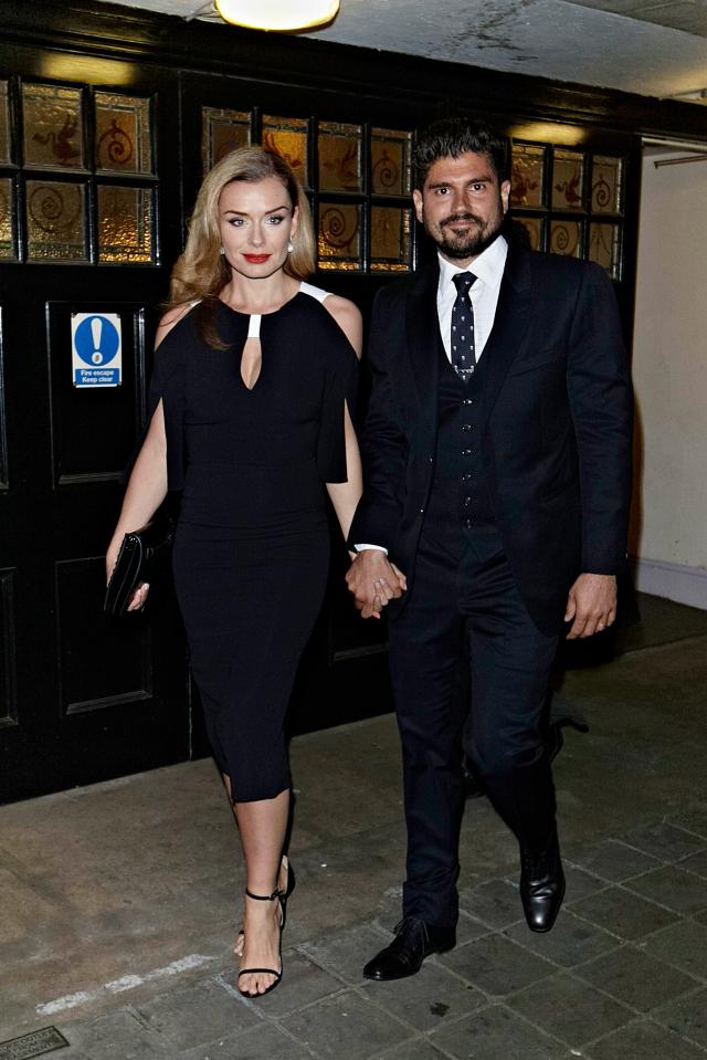  Bearded Andrew was dapper in a black three piece suit complete with a tie and silver tie pin