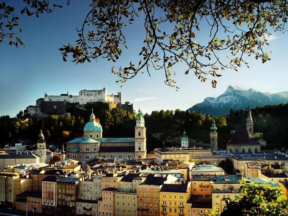 For a cheaper option to Vienna, try Salzburg, a city with views of the eastern Alps 