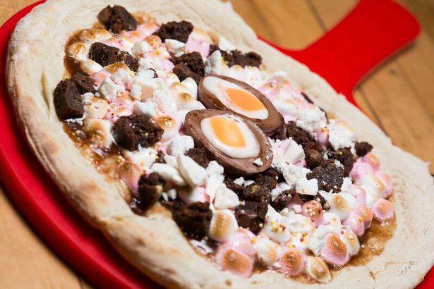  A Creme Egg pizza - the ultimate indulgence