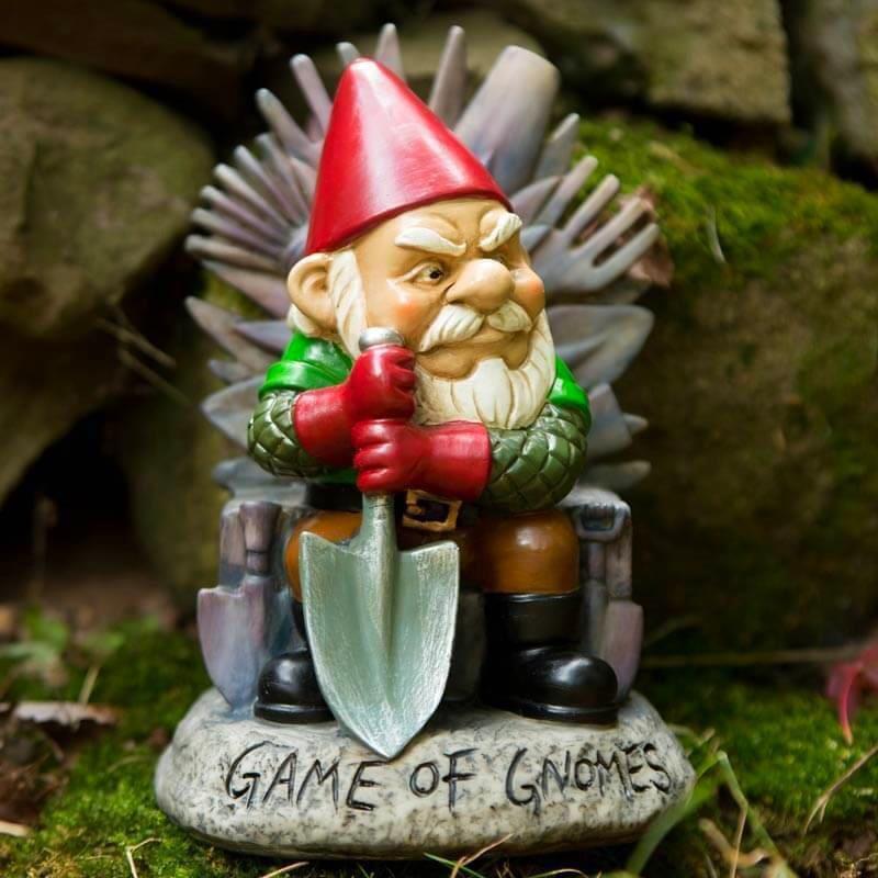  Garden gnomes are back and in all sorted of wacky styles