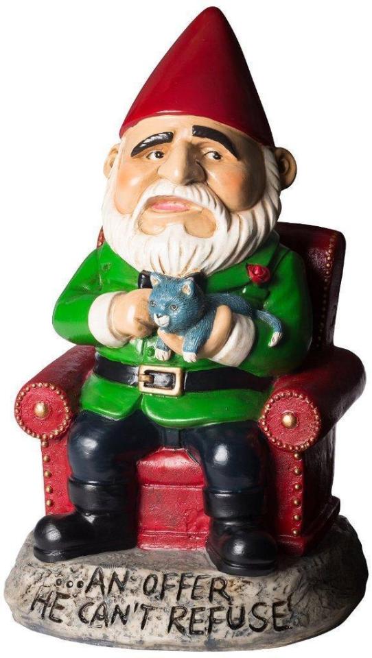  Godfather gnome is perfect to sit with the fishes