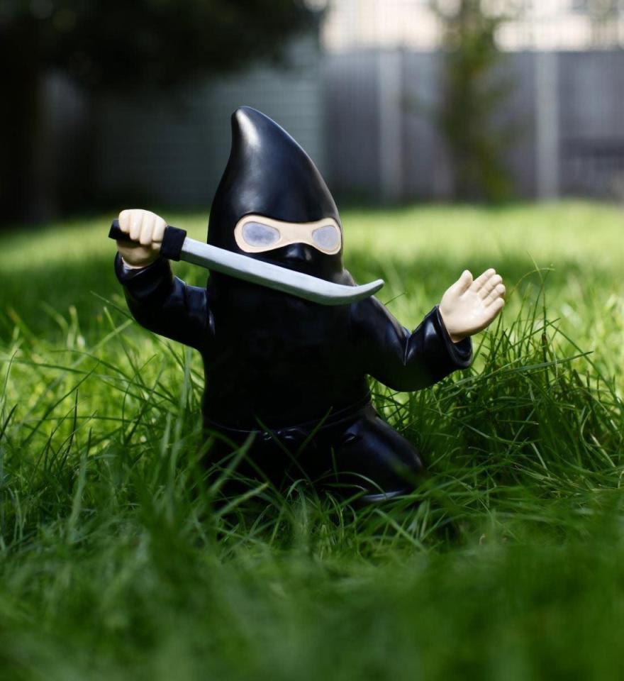  Ninja gnomes are the perfect way to protect your garden this easter