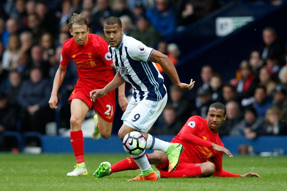  Salomon Rondon is the Baggies top scorer in the Premier League with seven this term