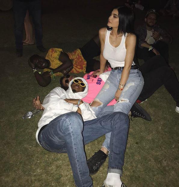  Kylie Jenner was also partying at Coachella over the weekend