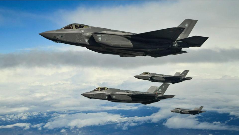  US F-35A jets have landed in Suffolk ahead of Nato drills aimed at warding off Russian aggression in Eastern Europe