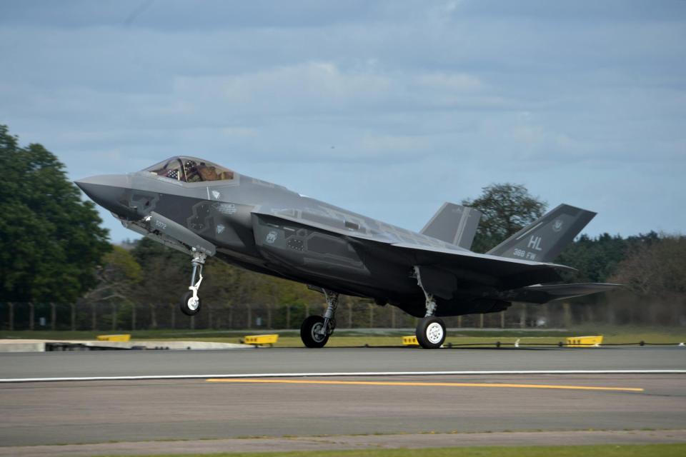  US F-35A jets have landed in Suffolk ahead of Nato drills aimed at warding off Russian aggression in Eastern Europe