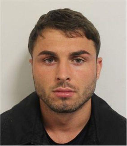  Arthur Collins, 24, was arrested in a police raid on Sunday morning