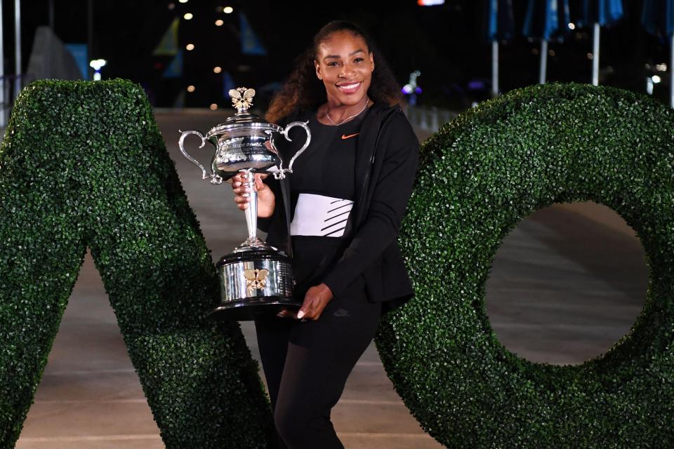 Serena Williams won her 23 Grand Slam title this year at the Australian Open