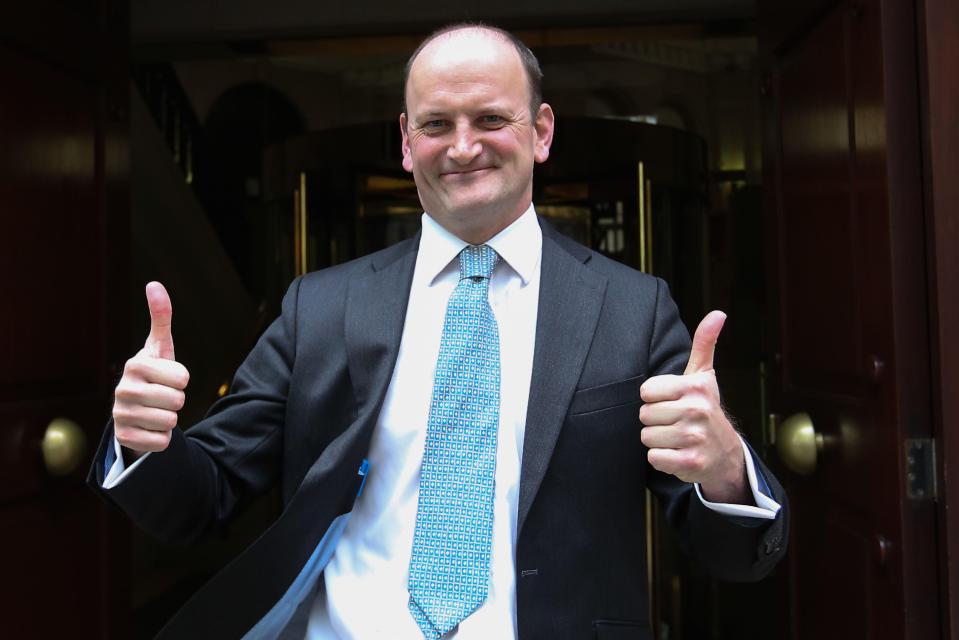  Mr Banks declared he wanted to contest the Essex seat after a row with its current MP Douglas Carswell