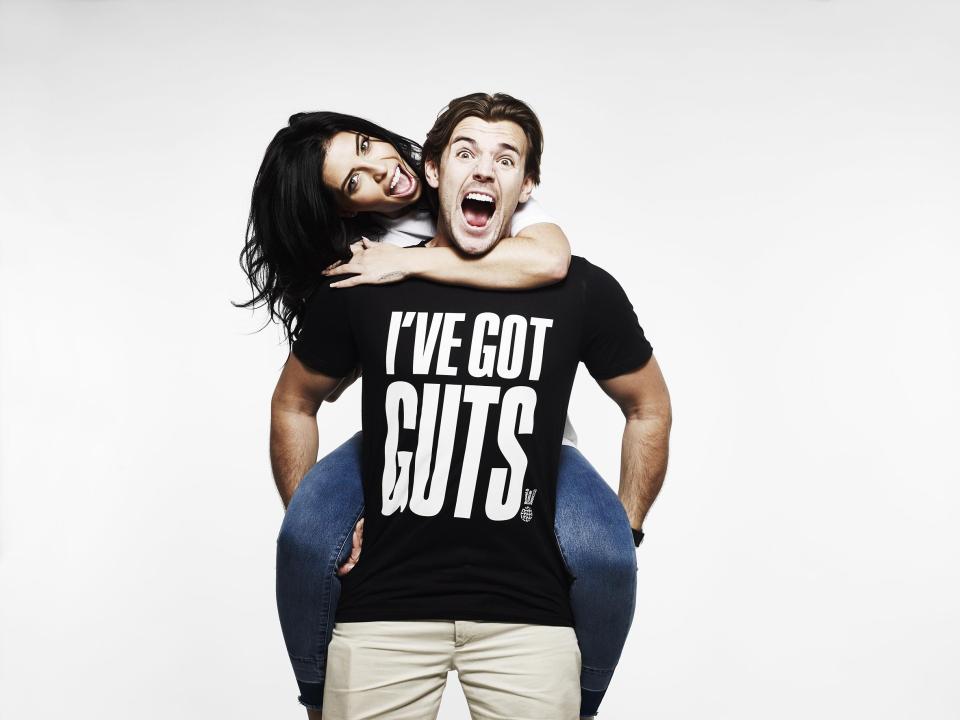  Love Island winners Cara De La Hoyde and Nathan Massey have joined the 'gutsy' campaign