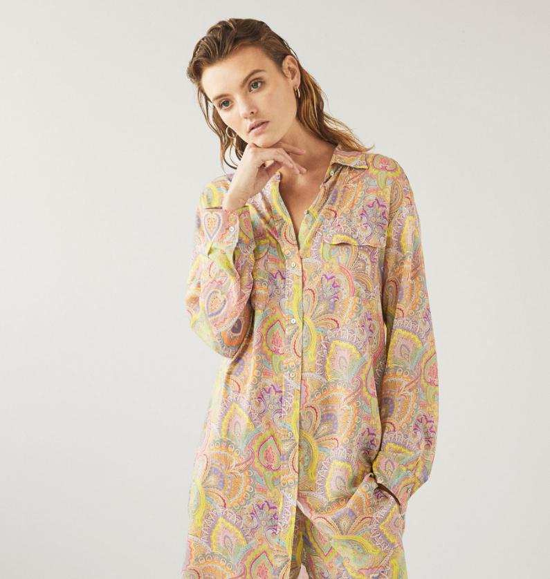 The range features a variety of tunics and beach shirts - but they aren't cheap