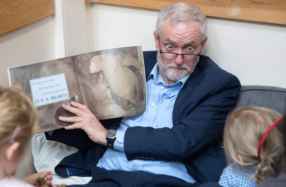  He read to children this afternoon at a school in Bristol