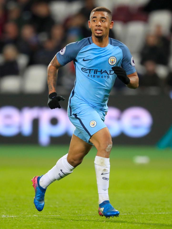  Gabriel Jesus could make an appearance for City in Thursday night's showdown