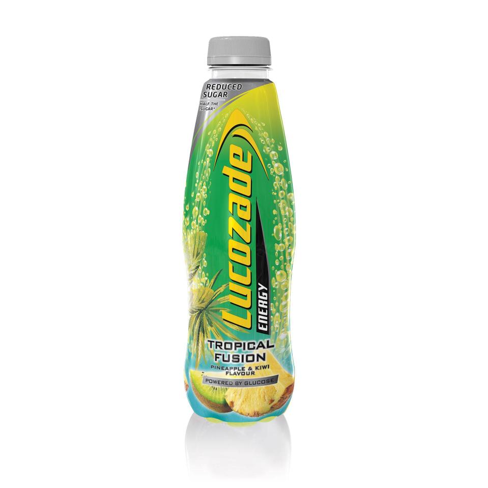  Lucozade sales have dropped nearly 10 per cent after recipe change to reduce sugar