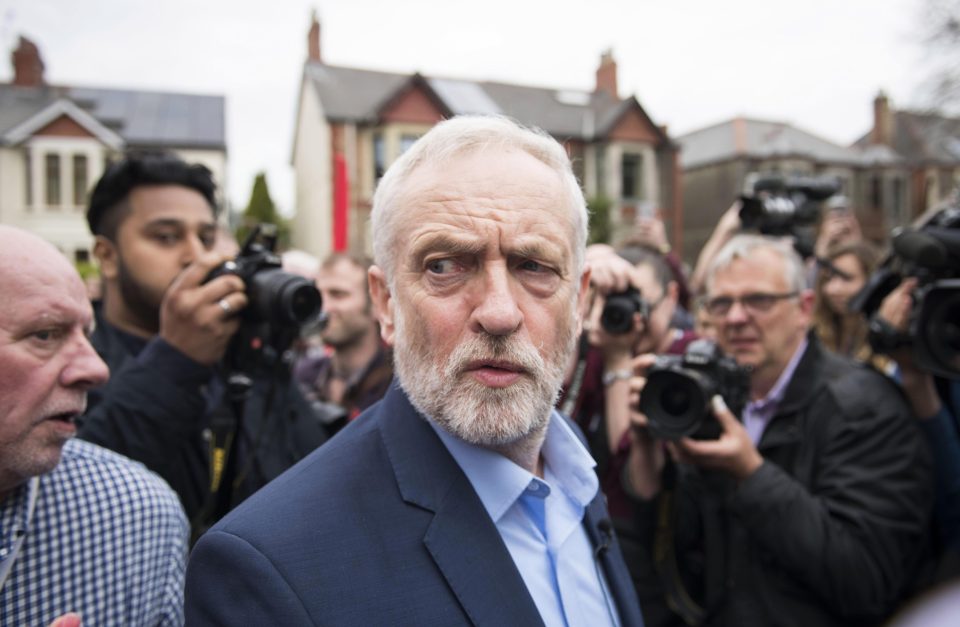  Some voters are put off by Corbyn's links with the IRA - and they are putting up posters to stop canvassers