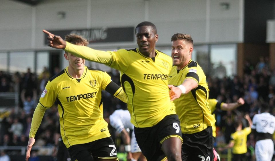  Marvin Sordell was on the scoresheet as Burton beat Leeds