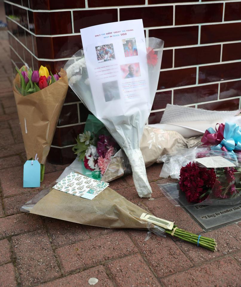 Fans left flowers and tributes to Ugo Ehiogu outside Villa Park on Sunday