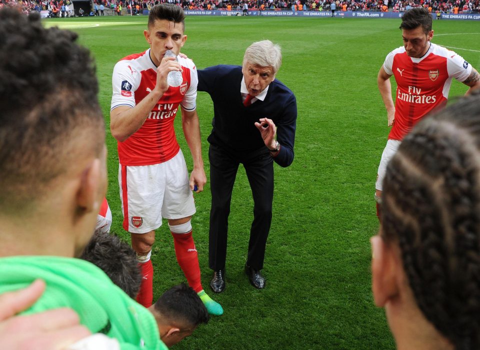  It went to extra time where Wenger tried to see his team through to victory