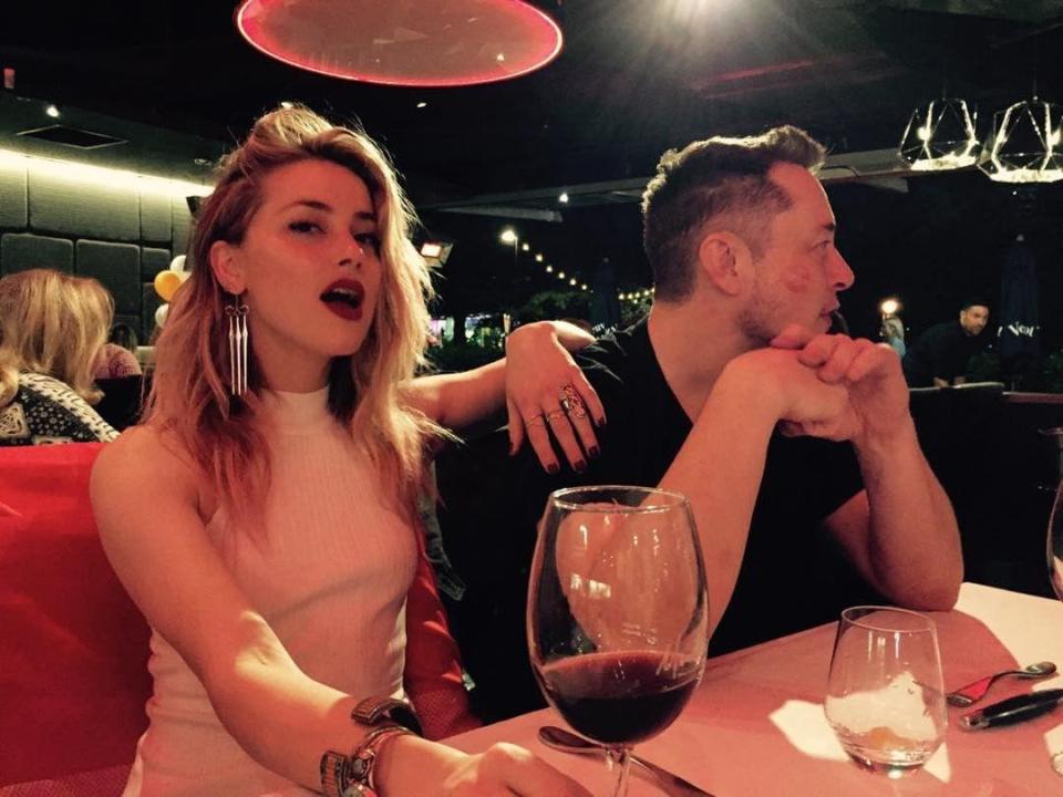  Amber Heard posted a photo to Instagram with Elon Musk seeming to confirm the pair's romance 