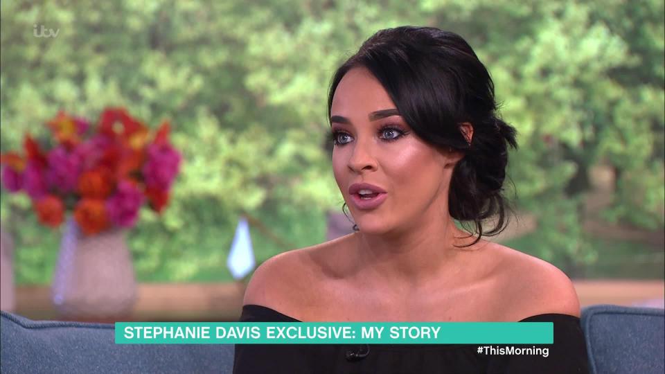  Steph claimed Holly and Phillip were 'biased' in the interview on This Morning