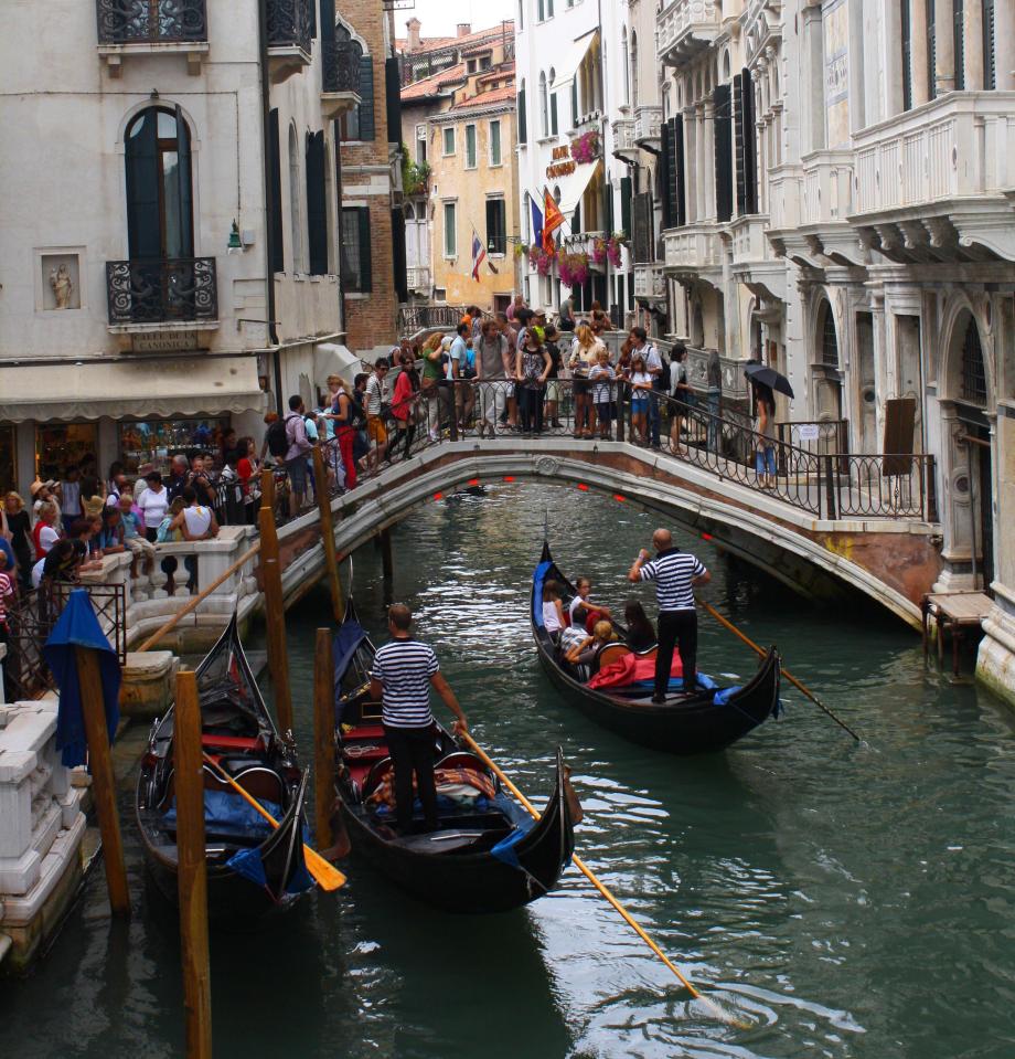  The reality is it can often be crowded, and canals can have a pungent smell