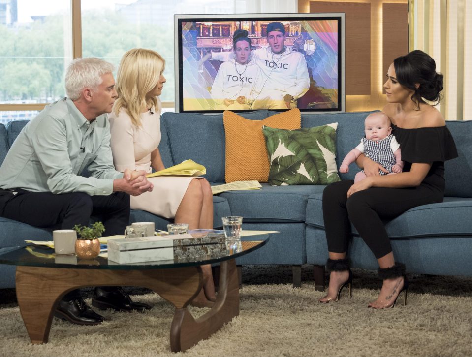  Steph took Caben-Albi on to the show with her months after they did a DNA test on his dad