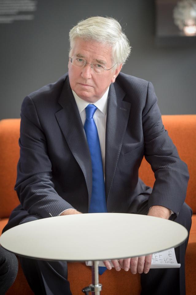  As will Defence Secretary Michael Fallon