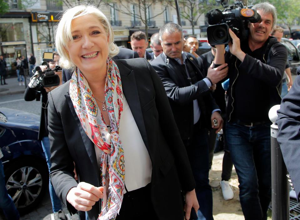  Marine Le Pen has reshaped her party's controversial image and has progressed to the second round in the French presidential elections