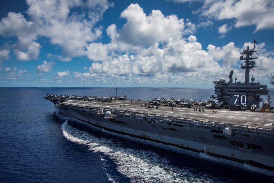 Navy aircraft carrier USS Carl Vinson is one of the biggest in the US' fleet