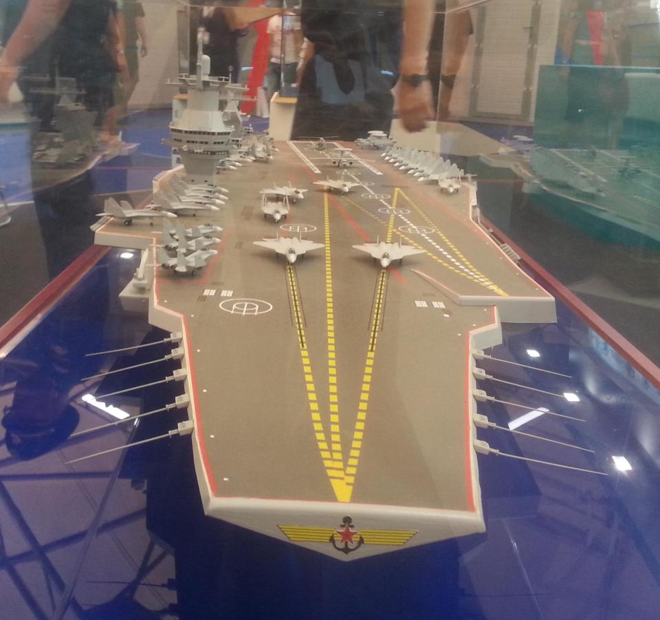 Plans for Russia's new aircraft carrier mean it will vie with some of the biggest in the world