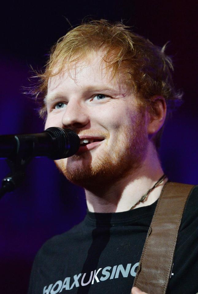  Ed Sheeran's gigs will be full to the rafters