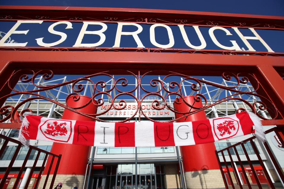 Middlesbrough paid tribute to the late Ugo Ehiogu on Wednesday