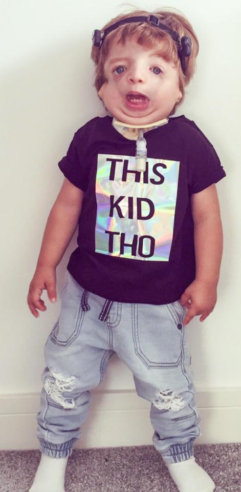 Adorable toddler Loui Heath Herriott is set to model a new range of kids' clothes after a picture of him went viral on Instagram