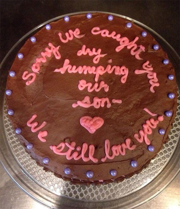  Not quite the cake you want to receive from your boyfriend's mum