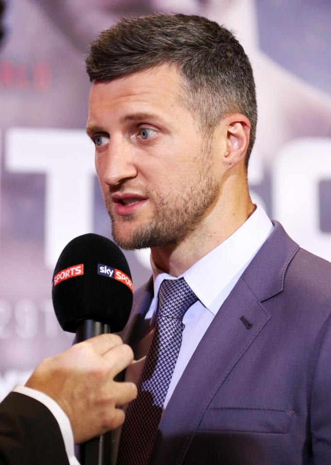  Carl Froch reckons the Ukrainian may stil have the edge over Joshua