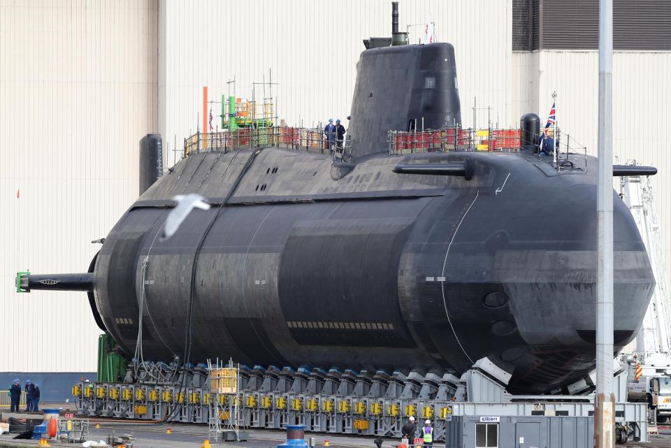  The 7,400-tonne BAE Systems-built vessel is the fourth of seven Astute class submarines and is also armed with Spearfish torpedoes